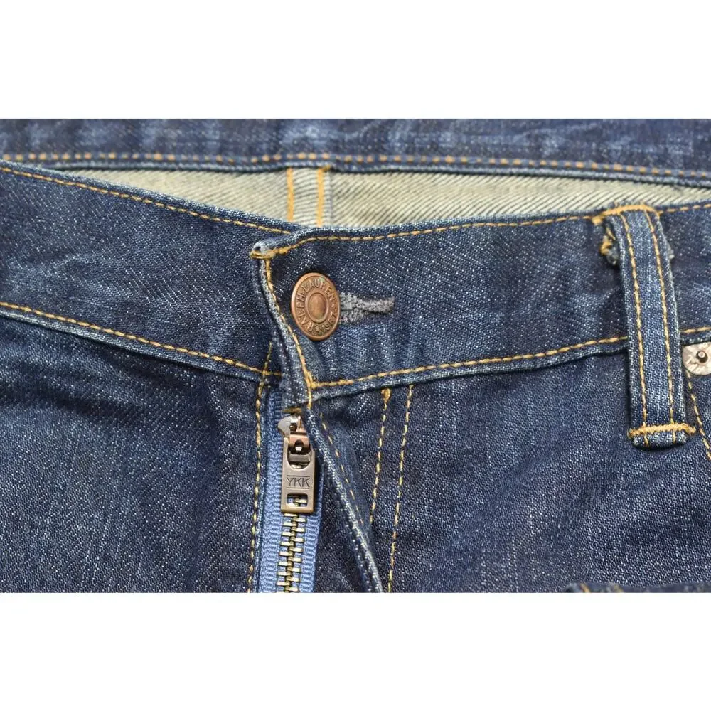 Polo Ralph Lauren York Driggs Men's Jeans 40x30 Dark Wash Blue Denim Made in Mex